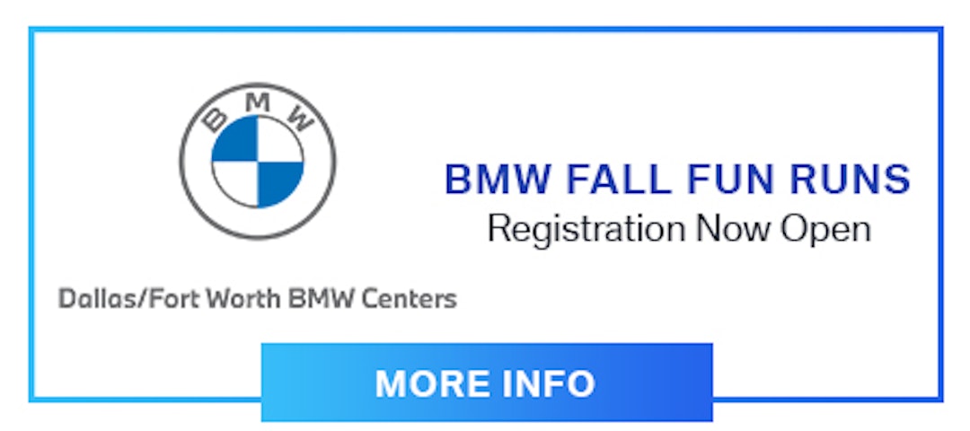 BMW Fall Fun Run | Registration Now Open