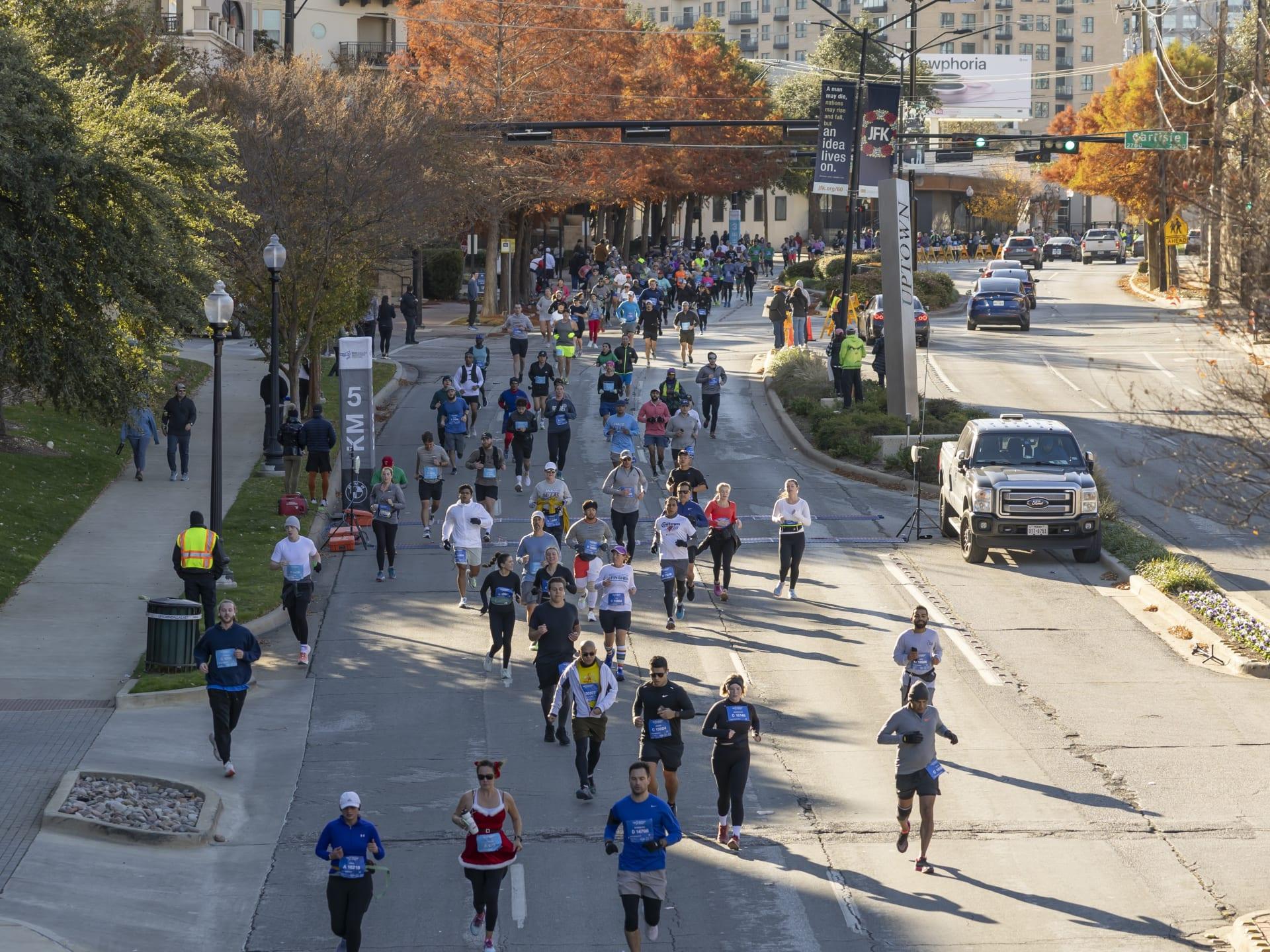 2025 BMW Dallas Marathon highlight reel poster